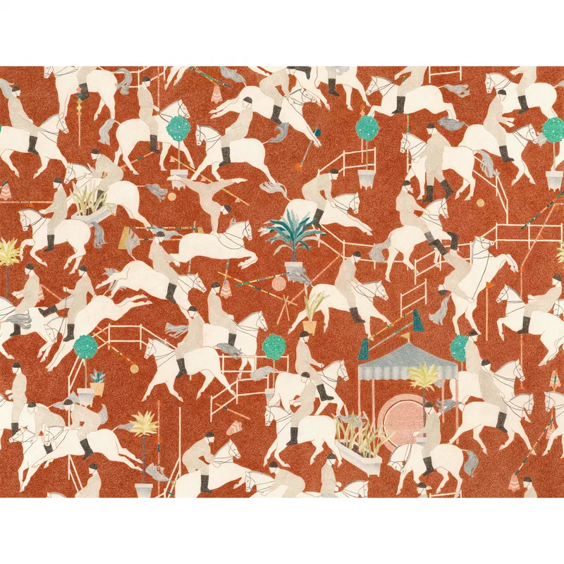 La Cavalcade - Lauréate du Concours de la Toile de Jouy 2024 (Prix du Public)